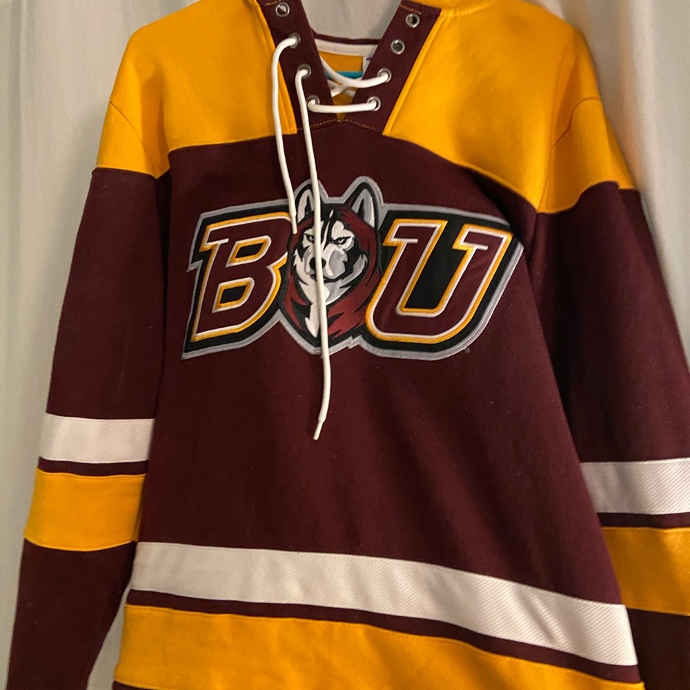 BU hockey oversized hoodie